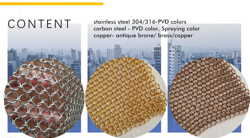 PVD Color Chain Mail Ring Mesh(图2)