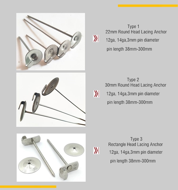 Metal Insulation Lacing Anchors(图1)