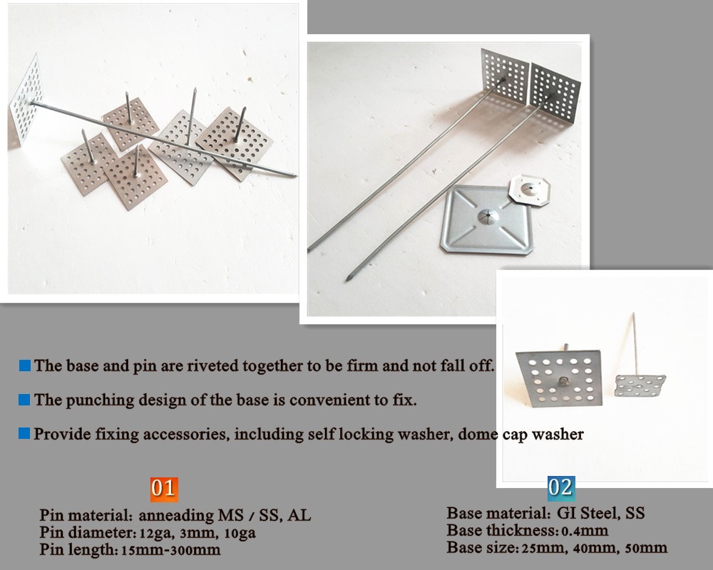 Perforated Base Metal Insulation Pins(图1)