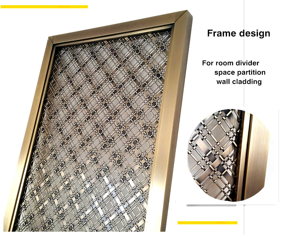 Decoration Metal Mesh Room Space Divider(图1)