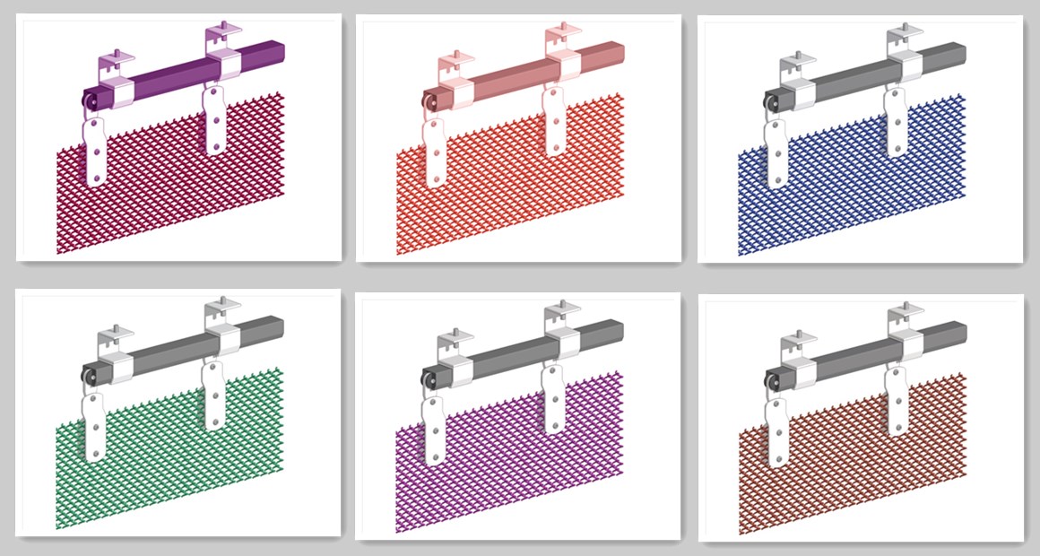 Coil Mesh Room Divider Install System(图1)